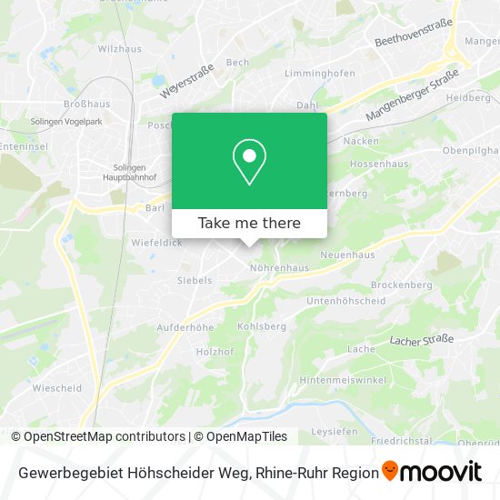 Карта Gewerbegebiet Höhscheider Weg