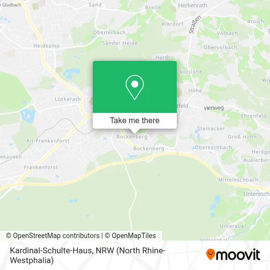 Kardinal-Schulte-Haus map