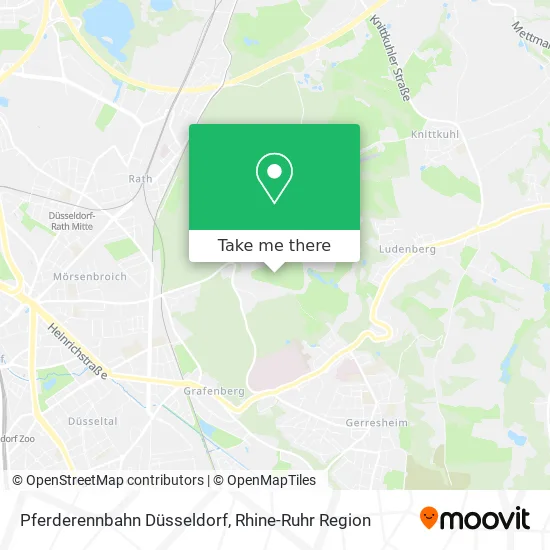 Карта Pferderennbahn Düsseldorf