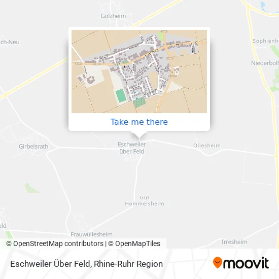 Eschweiler Über Feld map