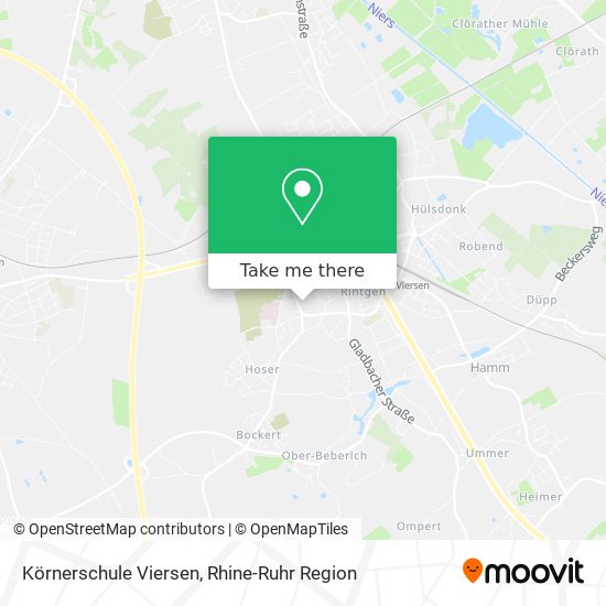 Körnerschule Viersen map