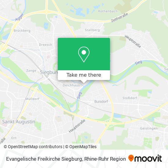 Evangelische Freikirche Siegburg map