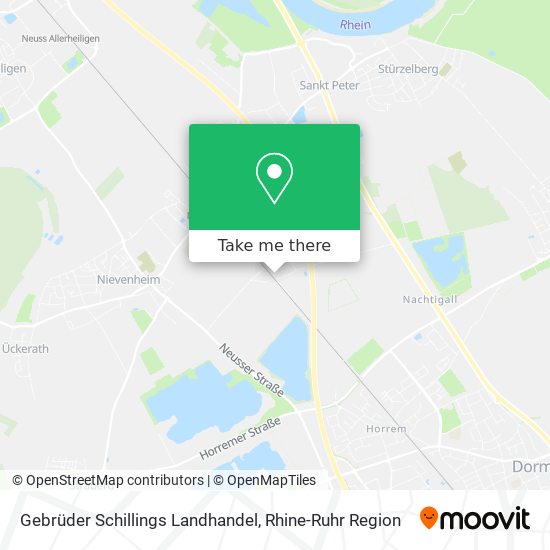 Gebrüder Schillings Landhandel map