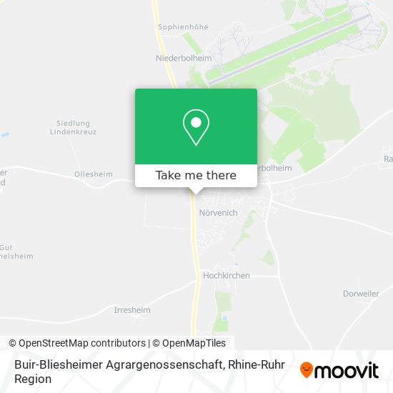 Buir-Bliesheimer Agrargenossenschaft map