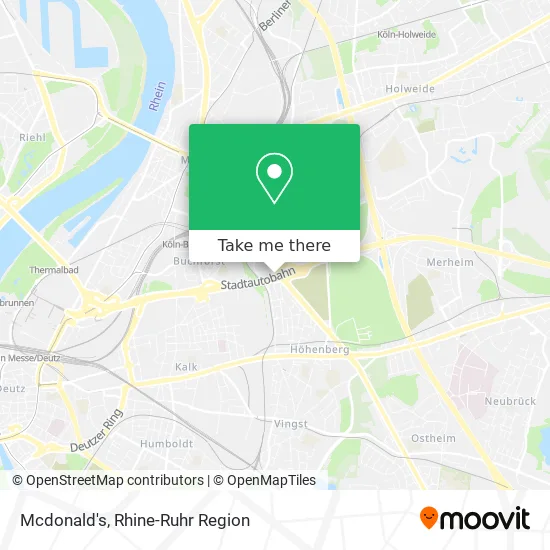 Карта Mcdonald's