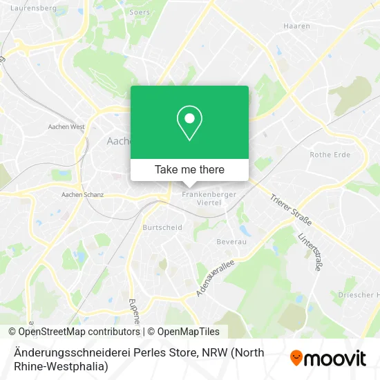 Änderungsschneiderei Perles Store map