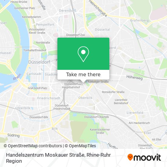 Handelszentrum Moskauer Straße map