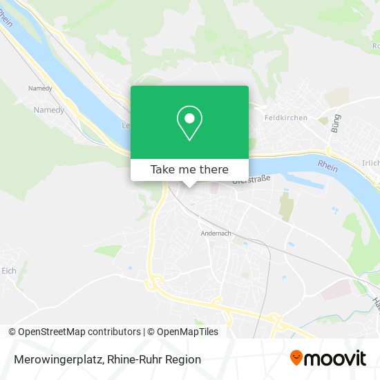 Merowingerplatz map