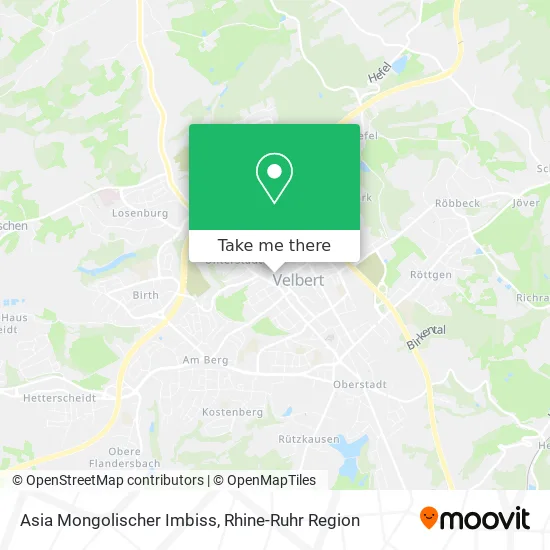 Карта Asia Mongolischer Imbiss