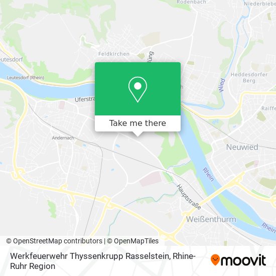 Werkfeuerwehr Thyssenkrupp Rasselstein map