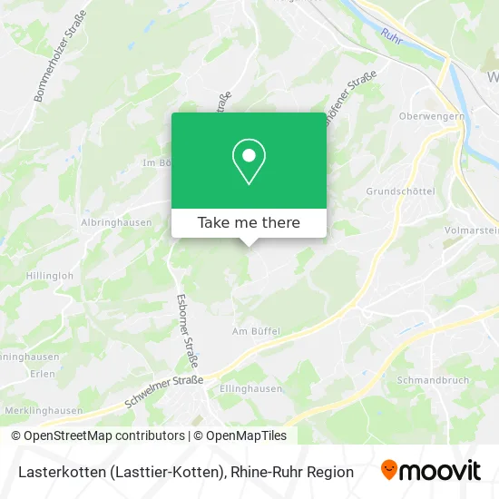 Карта Lasterkotten (Lasttier-Kotten)