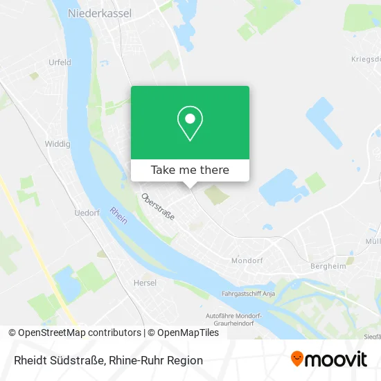 Rheidt Südstraße map