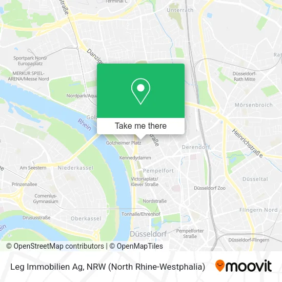 Карта Leg Immobilien Ag