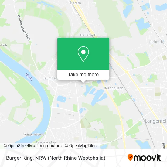 Карта Burger King