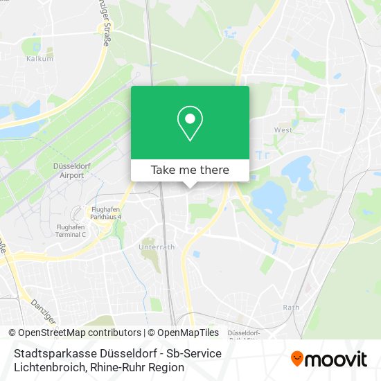 Stadtsparkasse Düsseldorf - Sb-Service Lichtenbroich map