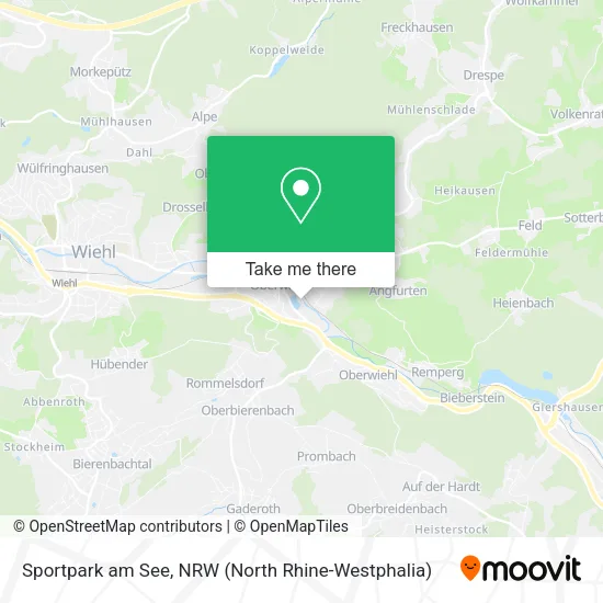 Карта Sportpark am See
