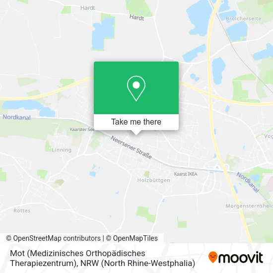 Карта Mot (Medizinisches Orthopädisches Therapiezentrum)