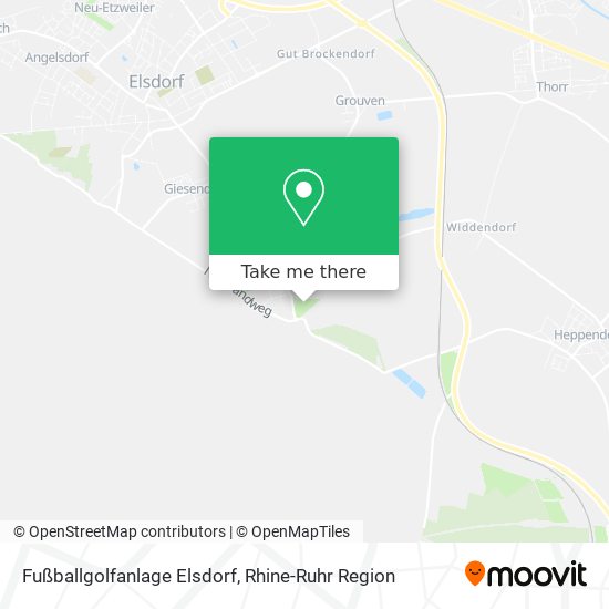 Fußballgolfanlage Elsdorf map