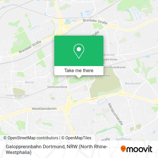 Galopprennbahn Dortmund map