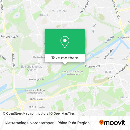 Kletteranlage Nordsternpark map