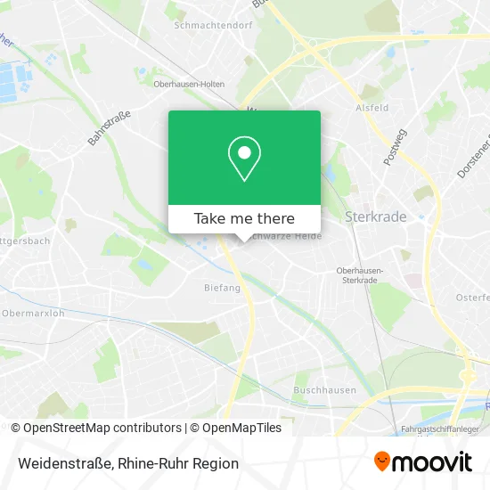 Карта Weidenstraße