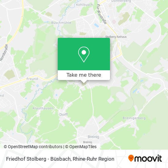 Friedhof Stolberg - Büsbach map