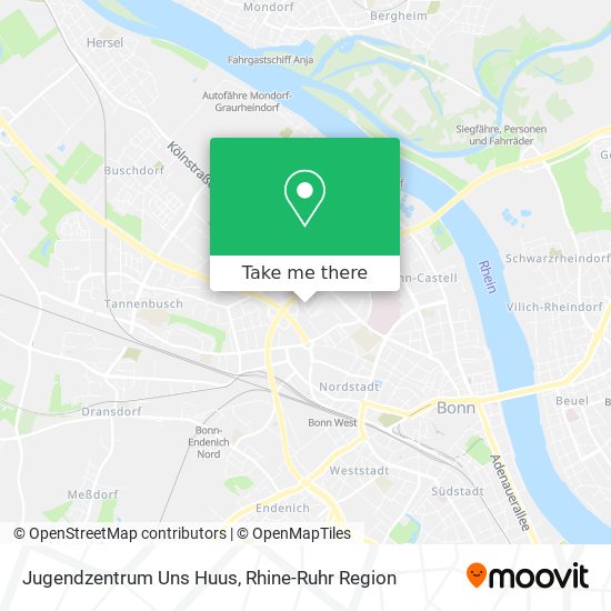 Jugendzentrum Uns Huus map