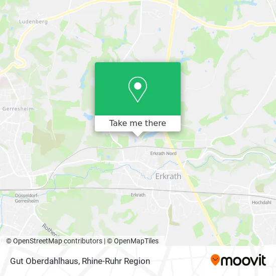 Gut Oberdahlhaus map