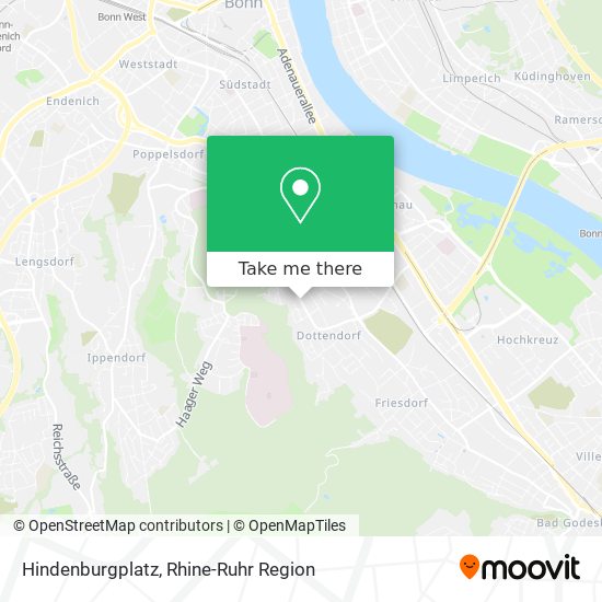 Hindenburgplatz map