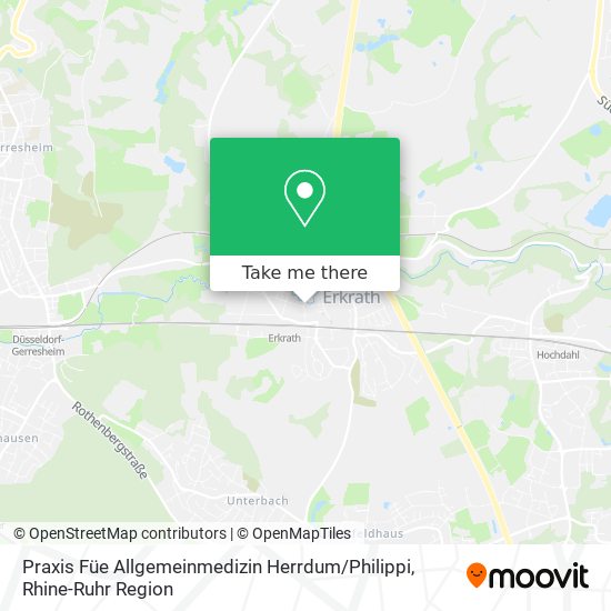 Praxis Füe Allgemeinmedizin Herrdum / Philippi map