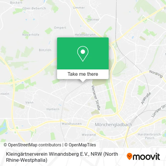 Карта Kleingärtnerverein Winandsberg E.V.