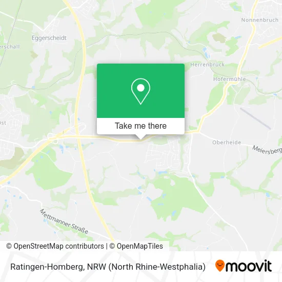 Карта Ratingen-Homberg