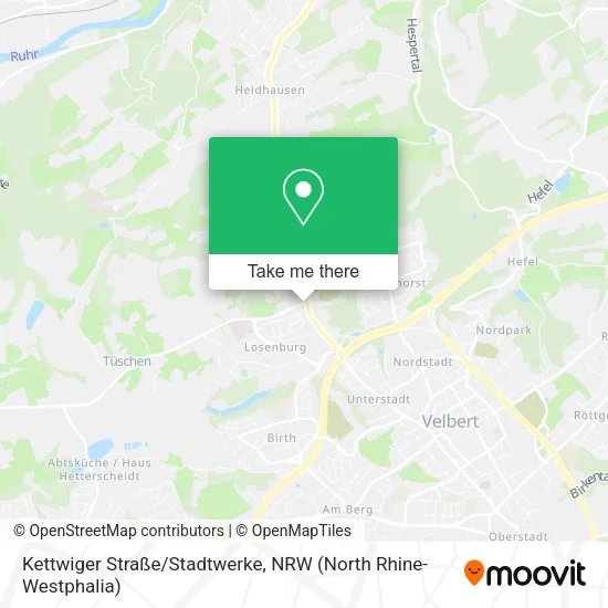 Карта Kettwiger Straße/Stadtwerke