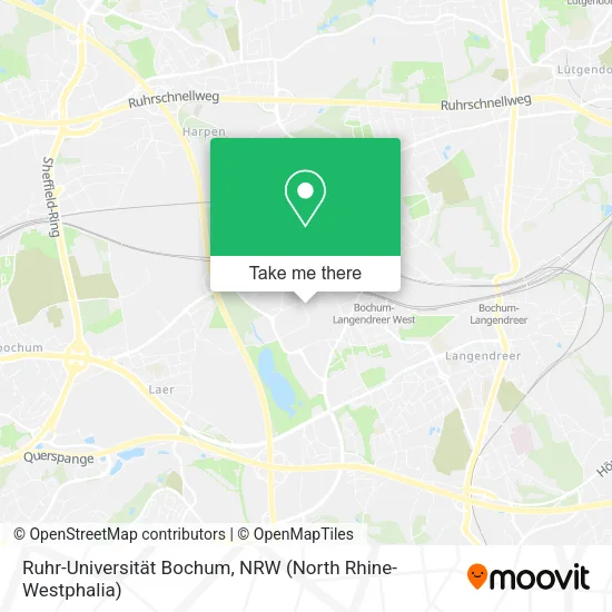 Карта Ruhr-Universität Bochum