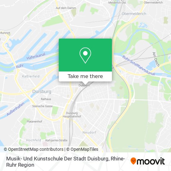 Musik- Und Kunstschule Der Stadt Duisburg map