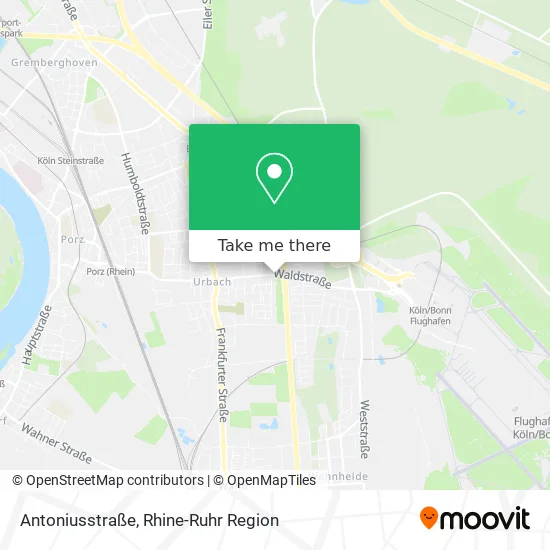 Карта Antoniusstraße