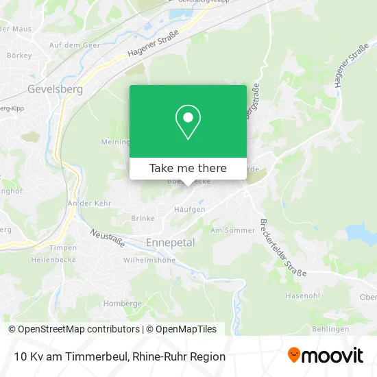 Карта 10 Kv am Timmerbeul