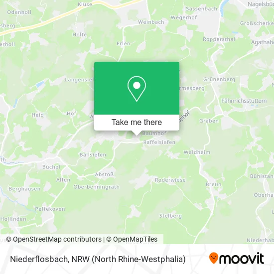 Карта Niederflosbach