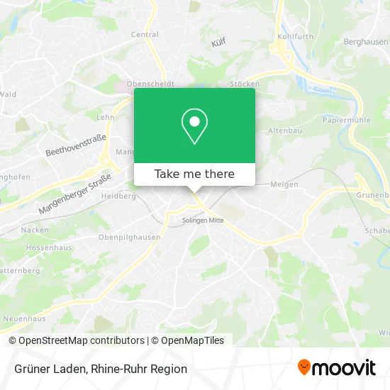 Карта Grüner Laden