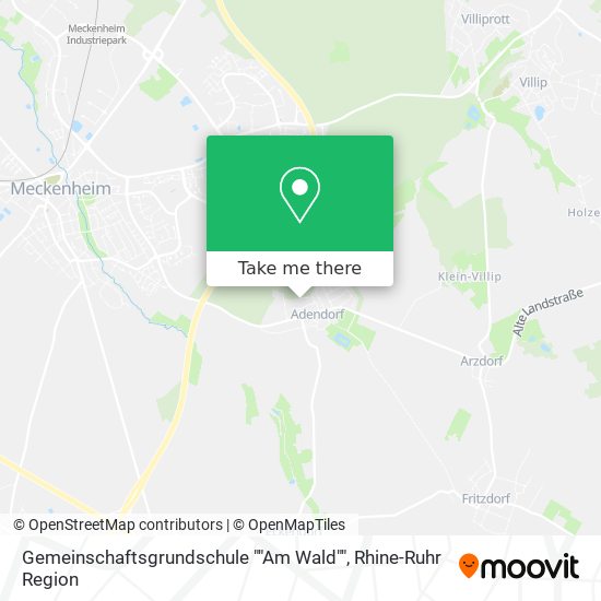 Gemeinschaftsgrundschule ""Am Wald"" map