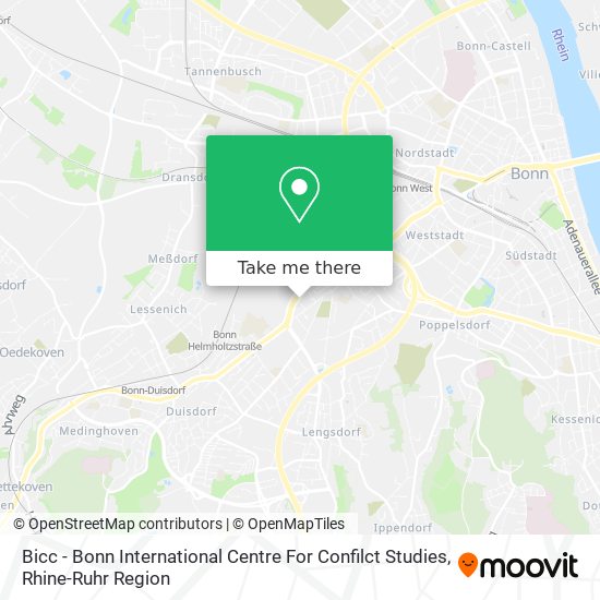 Bicc - Bonn International Centre For Confilct Studies map