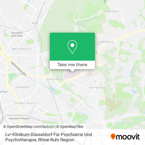 Lvr-Klinikum Düsseldorf Für Psychiatrie Und Psychotherapie map