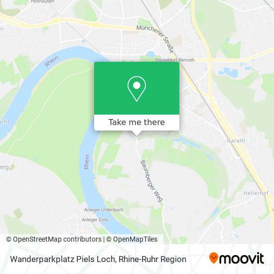 Wanderparkplatz Piels Loch map