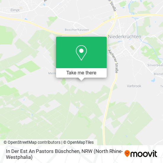 In Der Est An Pastors Büschchen map