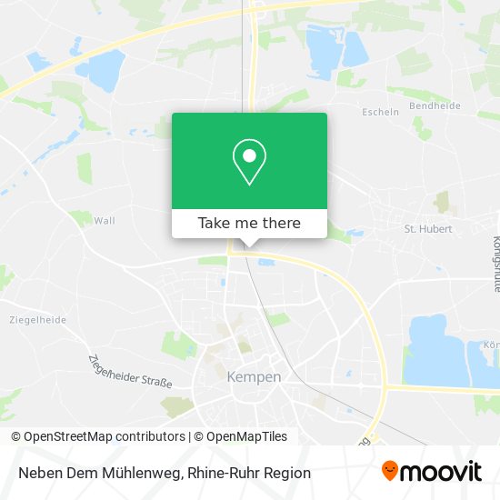Neben Dem Mühlenweg map