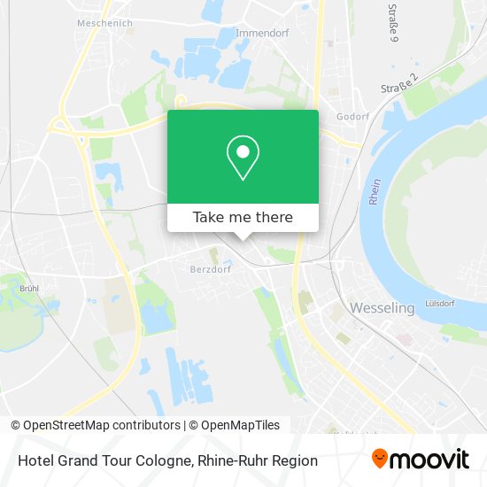 Hotel Grand Tour Cologne map