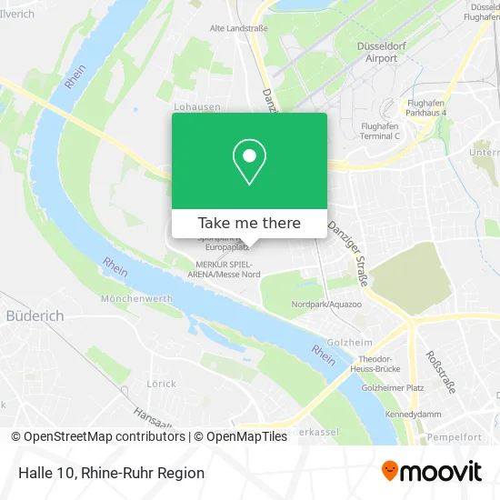Halle 10 map