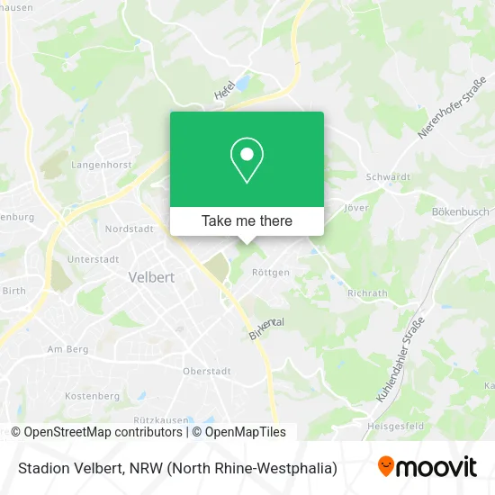 Карта Stadion Velbert