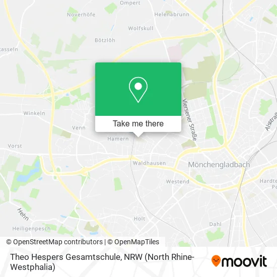 Карта Theo Hespers Gesamtschule