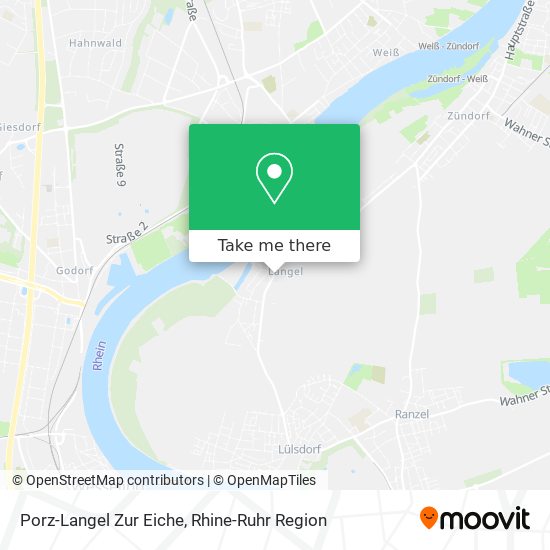 Porz-Langel Zur Eiche map